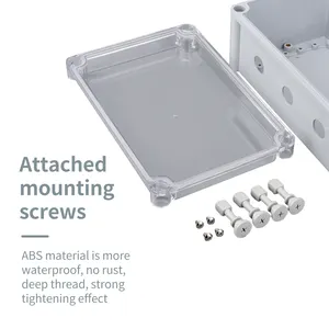 Hot Sales IP67 Certified ABS Material Outlet Box Waterproof Standard Plastic Junction Enclosure Ce Certified Box Covers