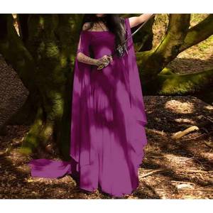 Robe de fête d'Halloween pour femmes HP avec manches longues et col rond, ceinture, nouveau style Echo - Product Image 3