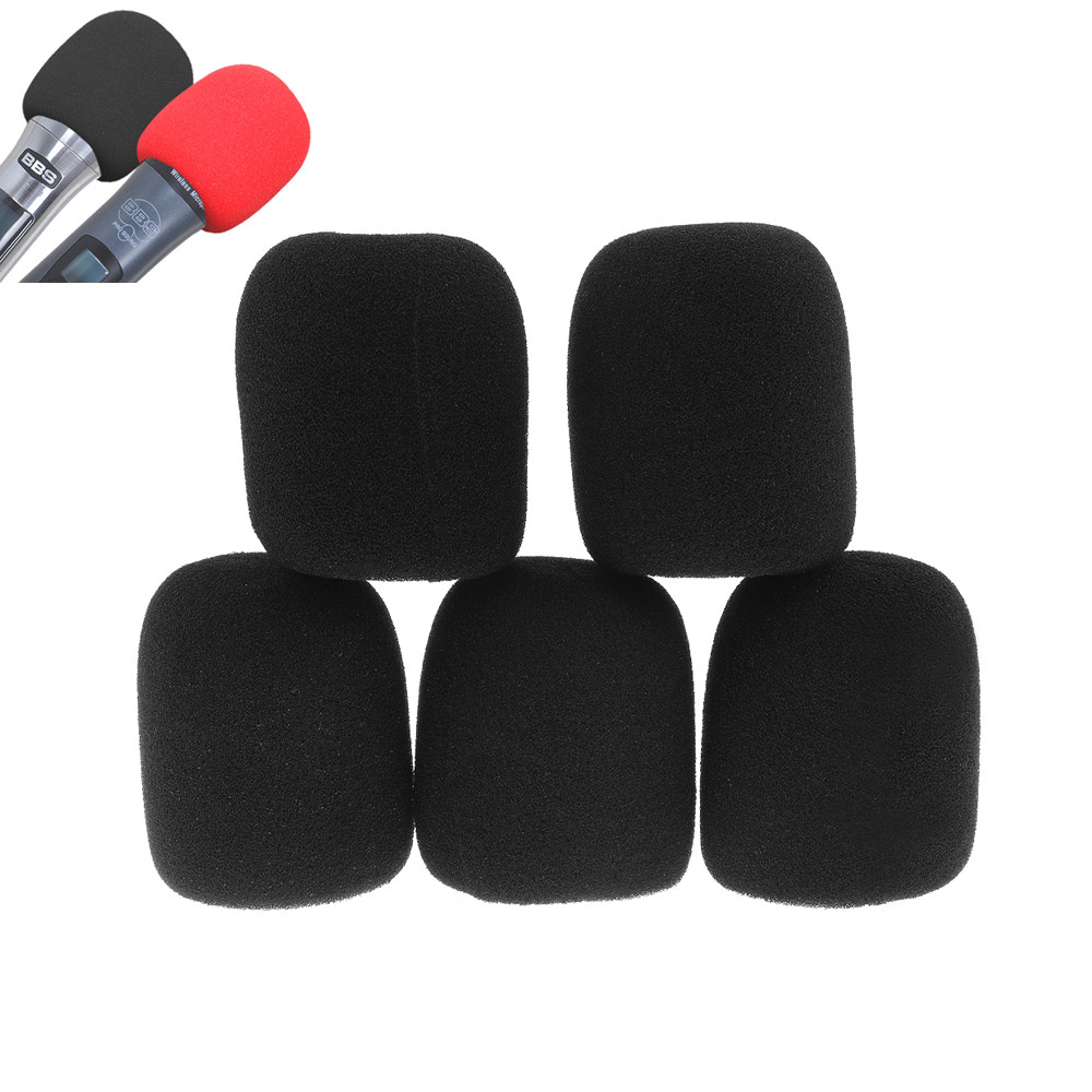 Цена производителя, губка для ветрового стекла микрофона с принтом логотипа, ручной микрофон, губка для ветрового стекла микрофона