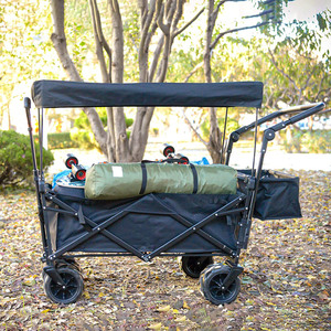 Xe Đẩy Gấp Gọn Đi Biển Sân Vườn Hạng Nặng Tùy Chỉnh Xe Đẩy Cắm Trại Ngoài Trời Xe Đẩy Gấp Được - Product Image 3