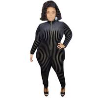 BR2804 Combinaison en maille grande taille pour femme Offre Spéciale
