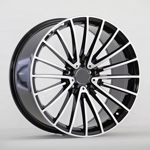 Jantes en aluminium forgé de 18 à 20 pouces, PCD 5x112, finition noire brillante, pour <span class=keywords><strong>Mercedes</strong></span> Benz <span class=keywords><strong>Classe</strong></span> <span class=keywords><strong>A</strong></span>, C, E, GLC, GLE, <span class=keywords><strong>W177</strong></span>, W205, W213 - Product Image 5