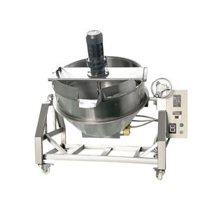 Olla de Cocina Grande de Acero Inoxidable para Pasta de Tomate, Calentador de Azúcar con Vapor y Mezclador - Product Image 1