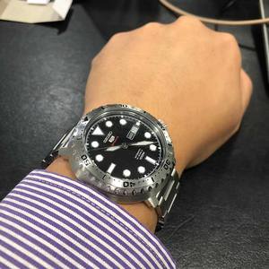 S No. Montre mécanique automatique pour homme 5 SRPC65 bleu-vert avec double calendrier, étanche, grand cadran de 22 mm, service d'achat inclus - Product Image 4