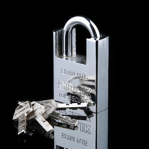 Candado cuadrado ss de seguridad, chapado en cromo, OEM, a prueba de polvo, venta al por mayor - Product Image 2