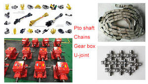 1:1.93 1:1.47 Coupeur rotatif 30hp 40 hp Boîte de vitesses 1 <span class=keywords><strong>3</strong></span>/8 "X 6 arbre d'entrée cannelé pour remplacement - Product Image 6