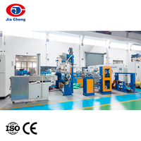 Ligne d'extrusion automatique haute vitesse JIACHENG pour câbles électriques en PVC/PE - Machine de fabrication de fils isolants de 70 mm