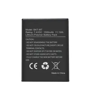 ब्लूबर्ड बैट-एमटी बैटरी 7.4v 1500mah रिप्लेसमेंट लिथियम बैटरी के लिए पीओएस टर्मिनल बैटरी