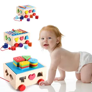 教育玩具メモリマッチゲーム楽しい色認知能力ブロックボードゲーム木製子供のおもちゃ