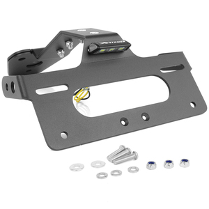 Waximoto Fit pour Triumph <span class=keywords><strong>Tiger</strong></span> <span class=keywords><strong>660</strong></span> <span class=keywords><strong>Sport</strong></span> Aftermarket Numéro en aluminium Support de plaque d'immatriculation Support Fender Eliminator Tail Tidy - Product Image 1