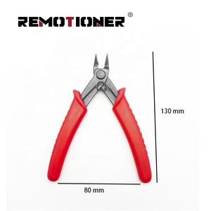Màu đỏ xử lý nipper dụng cụ cầm tay mini 5 inch điện Cáp máy cắt dây Chéo Cắt Kìm - Product Image 4