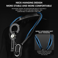 Kenke Support portable pour selfie pour téléphone portable Support en silicone pour sangle de cou pour Iphone Support magnétique sûr pour téléphone Support magnétique pour le cou