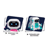 Robot éducatif intelligent CBYD pour enfants avec écran tactile et Wi-Fi, 4 Go de RAM/stockage, fonction de nettoyage