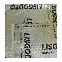 Feuille d'amortissement flexible super collante et résistante aux hautes températures, non abrasive, ultra haute performance, pour voiture