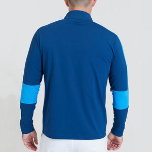 Sudadera de Golf sin Marca con Cierre de Cremallera de 1/4, Cuello Alto, Elástica, Ajuste Regular, ODM, Bordado, Ropa Deportiva - Product Image 4