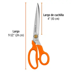 Master avec 36 unités de ciseaux à coudre en acier inoxydable de 9 à 1/2 pi, Truper - Product Image 1