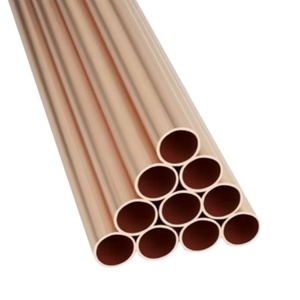 Manufacturer Wholesale Price Cu 99.9% <b>Air</b> <b>Conditioning</b> C1201 Red Seamless Copper Tube - Product Image 1