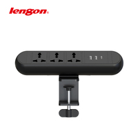 10/16A pince de montage de prise de Table pince de bureau multiple USB-C et USB-A prise de multiprise de bureau prise ue avec prises de courant
