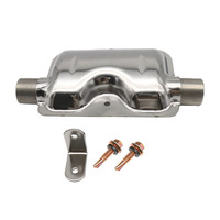 Conduite silencieuse Modification de voiture Chauffage de stationnement d'air Auto Diesel Tuyau d'échappement Silencieux Silencieux