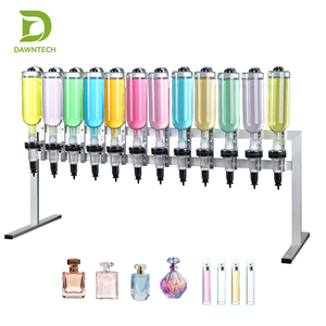 Máquina de llenado rotativa de 12 botellas para dispensador de perfume con 6 cabezales y soporte de exhibición para muestras de aceite aromático - Product Image 1