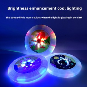 Disco Volador Luminoso LED para Niños, Juguete Deportivo de Espuma PU para Entrenamiento Sensorial, Seguro para Lanzar a Mano, para Niños y Niñas - Product Image 5
