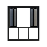 Fenêtre pliante de chambre à coucher en aluminium à double vitrage, insonorisée, avec moustiquaire en acier inoxydable, garantie 5 ans - Vente en gros usine