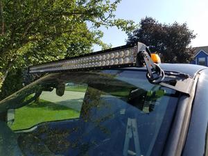 Thẳng Mái Cab Trên 50 & 52 Inch Kính Chắn Gió Off Road Thanh Ánh Sáng Chân Đế Núi Cho Ford SuperDuty F250 <span class=keywords><strong>F350</strong></span> F450 - Product Image 3