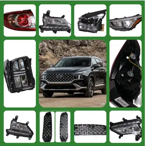 Black Mesh Front Car Grille Car Accessories For HYUNDAI Santa Fe