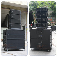 Système de sonorisation Line Array actif en plastique HDL30A Néodyme 10 pouces double 1100W RMS 2200W Peak pour mariage, église, club