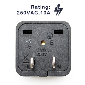 Universele Reisadapter Voor Nema Usa Japans Thailand 2 Pins 10A-250V Industrieel Gebruik Adapter Plug Conversie Plug - Product Image 4