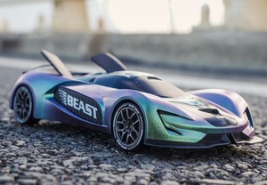 <span class=keywords><strong>Voiture</strong></span> RC <span class=keywords><strong>de</strong></span> drift 4x4 haute vitesse 1:24 avec peinture caméléon, son et lumière, aileron mobile - <span class=keywords><strong>Voiture</strong></span> télécommandée <span class=keywords><strong>de</strong></span> cascade - Product Image 4