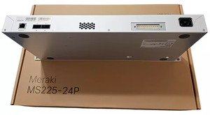 Commutateur d'automatisation industrielle Meraski Ms225-24p-hw 24x 1g Poe+ géré par le cloud, prise en charge QoS, VLAN empilable, stock original disponible - Product Image 3