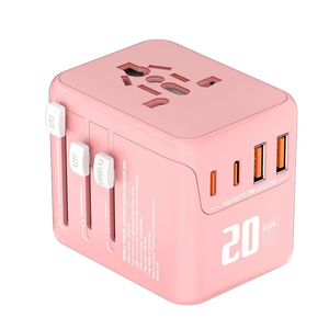Cargador de Viaje Universal <span class=keywords><strong>GaN</strong></span> Ultracompacto, 2 USB-C, 2 USB-A, Multi-puerto, Ignífugo, PC, 100-250V, 2500W, para Viajeros y Viajes de Negocios - Product Image 2