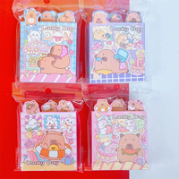Bloc de Notas Adhesivas Personalizadas con Lista de Tareas, Bonitas Notas Autoadhesivas con Diseño Floral, Papelería, Bloc de Notas de Anime
