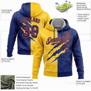 Sudadera con Capucha de Béisbol con Graffiti Personalizado, Patrón de Rayas, Sudadera con Capucha y Letras Personalizadas, Unisex, para Adultos y Jóvenes, Informal, para Otoño - Product Image 3