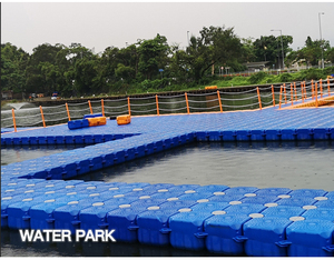 Piattaforma Galleggiante Modulare in Cubi di Plastica HDPE Ponte Galleggiante Molo Galleggiante - Product Image 4