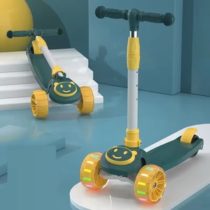 Vélo pliable à trois roues en acier et plastique, certifié CE, léger, avec roues en PU pour l'extérieur, guidon réglable, pour enfants de 3 à 8 ans - Vente chaude - Product Image 4