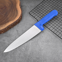 Couteau de chef moderne Suisen, lame en acier inoxydable, manche en plastique PP, orientation réglable, finition satinée écologique, 2,8 mm