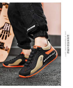 GALUIN Мужская Новая Мода Тренд спортивная обувь мужские кроссовки Повседневная доска обувь-оранжевый - Product Image 6