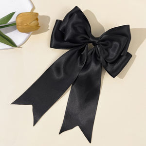 مشبك شعر كبير الحجم بلون واحد للسيدات، مصنوع من مادة البوليستر متعددة الاستخدامات للمناسبات اليومية والتجمعات مع أفضل الأصدقاء - Product Image 5