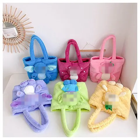공장 새로운 봉제 장난감 3D 뜨거운 판매 yanxiannv kawaii cpc 애니메이션 가방 고양이 로고 블루 배낭 딸기 작은 장식 가방