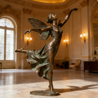 Sculptures de danseurs en bronze sur mesure, taille réelle, homme et femme, statue de couple, art de la danse, personnalisation possible