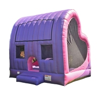 Château gonflable romantique pour l'intérieur et l'extérieur, nouvelle structure de saut, trampoline certifié CE, garantie 3 ans, PVC pour couples