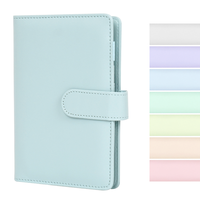 Carnet de budget A6 à couverture rigide en cuir PU, 100 feuilles, carnet hebdomadaire et mensuel