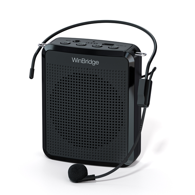 Winbridge WB008 15W Voice Amplifier for Teacher  Wireless Microphone Speaker