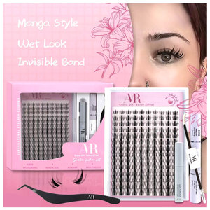 Private Label <strong>Cluster</strong> <strong>Lashes</strong> Kit D Curl <strong>Lash</strong> <strong>Clusters</strong> Invisible Band Natural Diy Individual Custom <strong>Cluster</strong> Eyelash Kit - Product Image 6