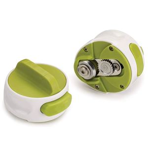 Ouvre-boîte rotatif multifonctionnel compact en alliage de zinc écologique, outil de cuisine - Product Image 1