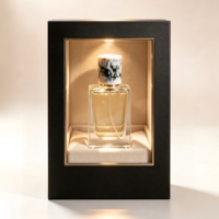 Vente en gros de flacons de parfum de luxe au style unique, 30 ml, 50 ml, 100 ml, avec un design en marbre, un bouchon en résine et un emballage en boîte