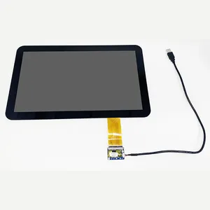 OPTC14 14 Inch Monitor 1366x768 With LVDS Interface Capacitive Touch Screen With USB Touch Module