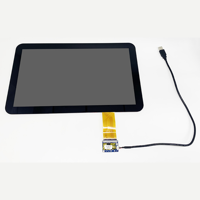 OPTC14 14 Inch Monitor 1366x768 with LVDS Interface Capacitive Touch Screen with USB Touch Module